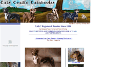 Desktop Screenshot of catscradlecatahoulas.com